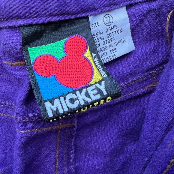 Vintage Disney Goofy Purple Denim Shorts - Picture 3 of 4